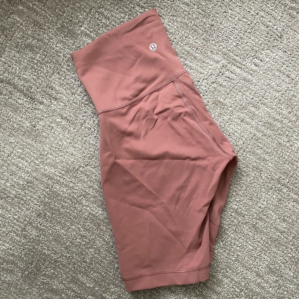 Lululemon 6" biker shorts size 4